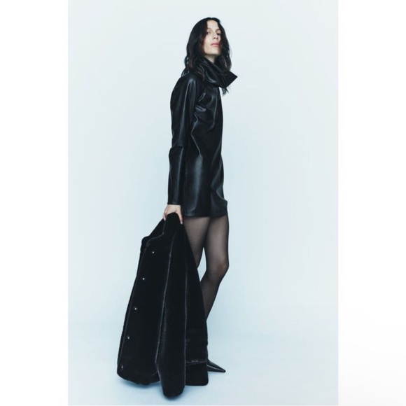 Zara faux mini dress - Picture 4 of 7